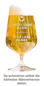 Bierglas - Unsere Liebe - 2 Bierglas - Unsere Liebe - 2
