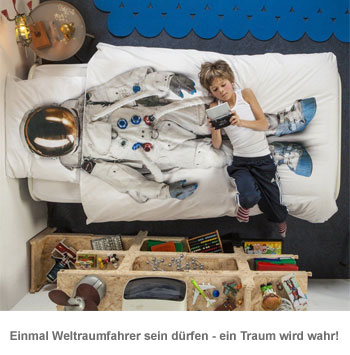 Kinder Bettwäsche Set - Astronaut - 2 Kinder Bettwäsche Set - Astronaut - 2