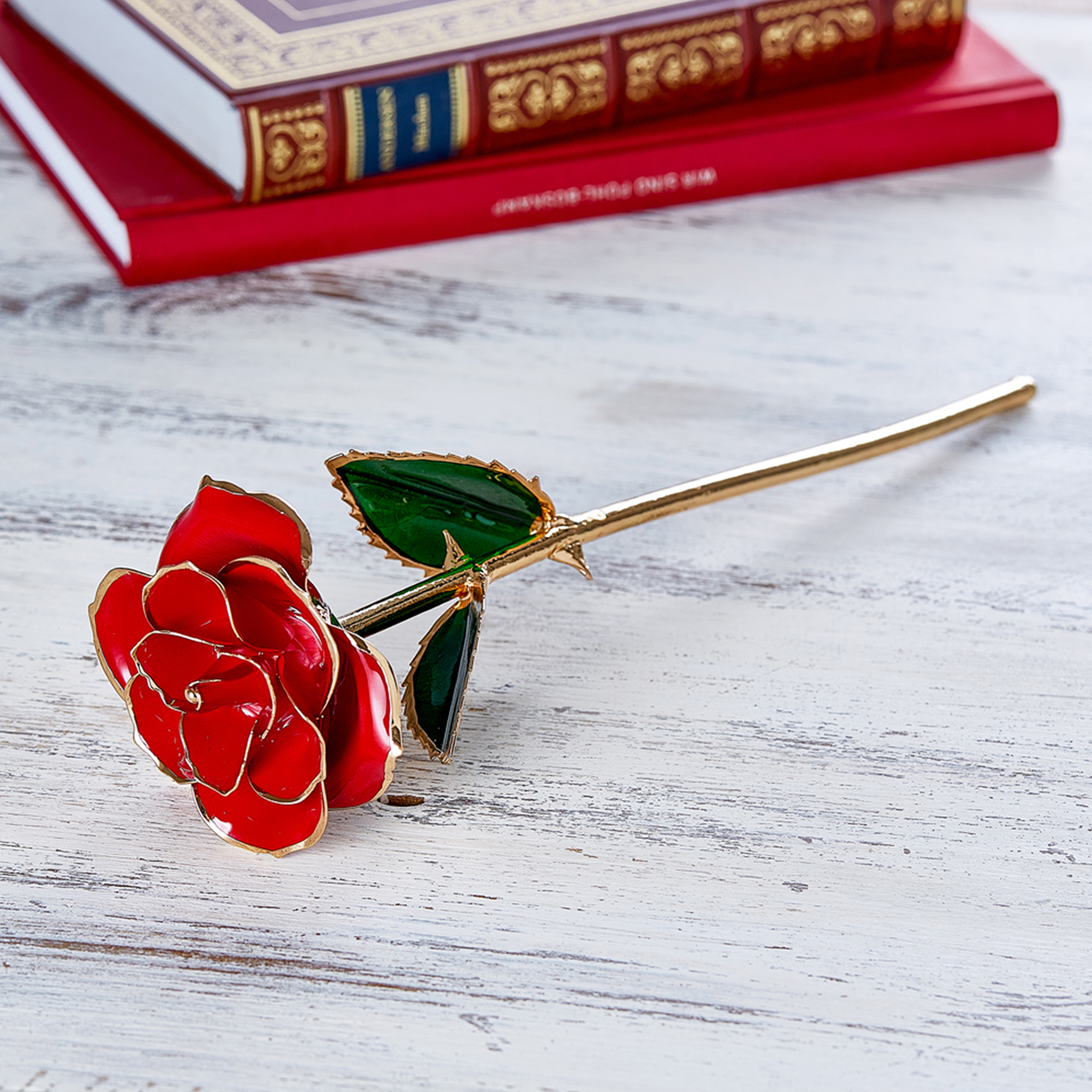 Vergoldete Rose mit personalisierter Geschenkbox - 3 Vergoldete Rose mit personalisierter Geschenkbox - 3