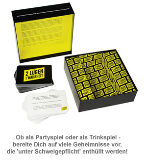 Kartenspiel - 2 Lügen 1 Wahrheit - 3 Kartenspiel - 2 Lügen 1 Wahrheit - 3