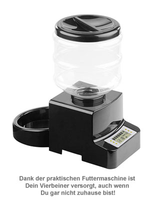 Futterautomat für Katzen und Hunde - mit Zeitschaltuhr - 2 Futterautomat für Katzen und Hunde - mit Zeitschaltuhr - 2