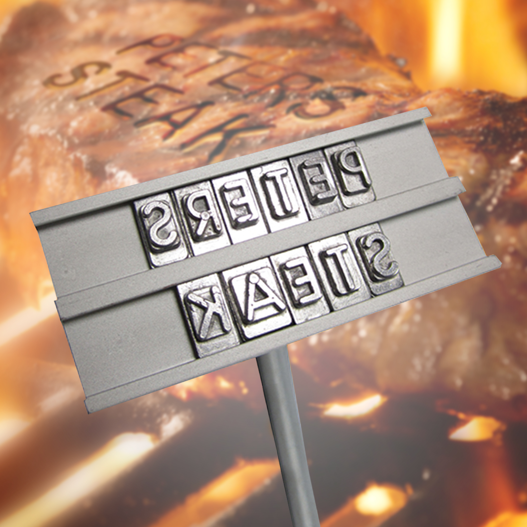 Grillbrandeisen Set mit Gravur - 4 Grillbrandeisen Set mit Gravur - 4