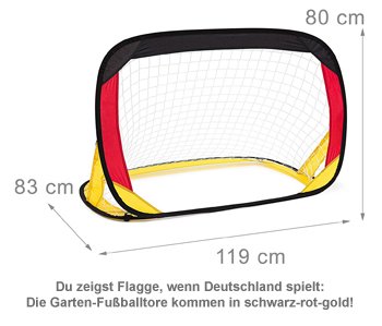Pop Up Tor 2er Set - Fußballtore für den Garten - 4 Pop Up Tor 2er Set - Fußballtore für den Garten - 4