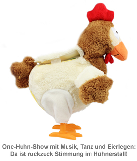 Eierlegendes Kuscheltier Huhn mit Sound - 2 Eierlegendes Kuscheltier Huhn mit Sound - 2