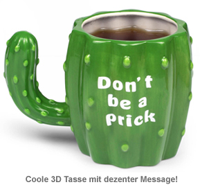 Kaktus Tasse - 3D - 2 Kaktus Tasse - 3D - 2
