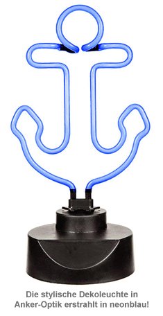 Neonlampe - Anker - 2 Neonlampe - Anker - 2
