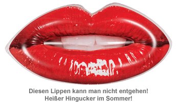 Aufblasbare Luftmatratze - Lippen - 2 Aufblasbare Luftmatratze - Lippen - 2