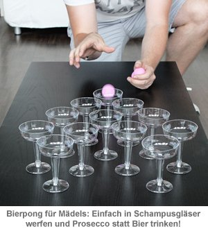 Prosecco Pong - Trinkspiel - 2 Prosecco Pong - Trinkspiel - 2