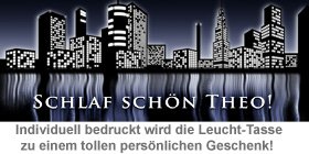 Leucht-Tasse Nachtmensch - 2 Leucht-Tasse Nachtmensch - 2