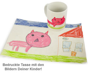 Persönliche Kinderbilder Tasse - 3 Persönliche Kinderbilder Tasse - 3