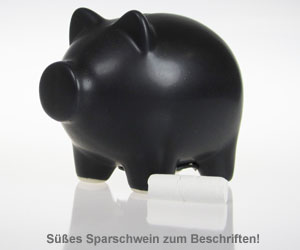 Sparschwein mit Kreide - 2 Sparschwein mit Kreide - 2
