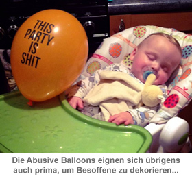 Abusive Balloons 12er Set - Fiese Luftballons - 3 Abusive Balloons 12er Set - Fiese Luftballons - 3