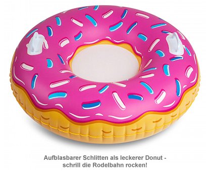 Aufblasbarer Schlitten - Donut - 2 Aufblasbarer Schlitten - Donut - 2