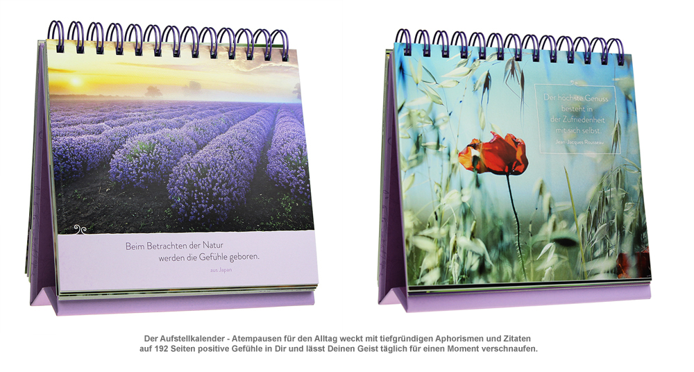 Aufstellkalender - Atempausen für den Alltag - 2 Aufstellkalender - Atempausen für den Alltag - 2