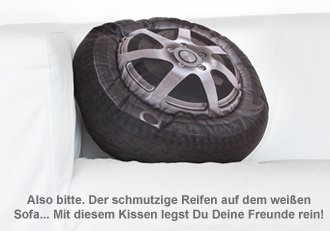 Autoreifen Kissen - 2 Autoreifen Kissen - 2