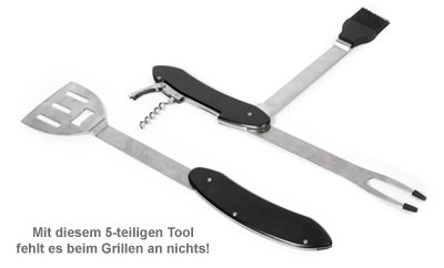 BBQ Multitool - 5 in 1 Grillzubehör - 2 BBQ Multitool - 5 in 1 Grillzubehör - 2