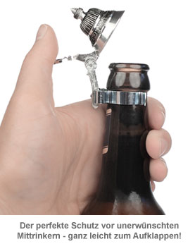 Bierflaschenverschluss - Zinndeckel - 3 Bierflaschenverschluss - Zinndeckel - 3
