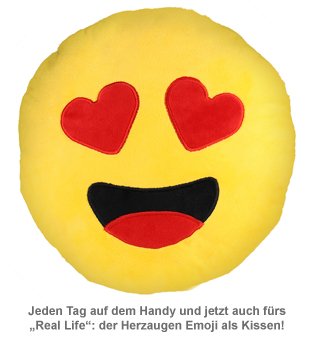 Emoji Kissen - Herzaugen - 2 Emoji Kissen - Herzaugen - 2