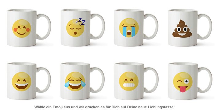Emoji Tasse - Gefühle - 2 Emoji Tasse - Gefühle - 2