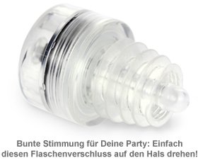 Flaschenverschluss mit LED-Farbwechsel - 2 Flaschenverschluss mit LED-Farbwechsel - 2