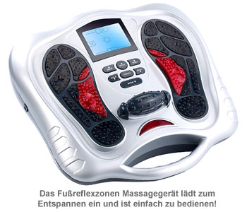 Fußreflexzonen Massagegerät mit Infrarot und Reizstrom - 2 Fußreflexzonen Massagegerät mit Infrarot und Reizstrom - 2