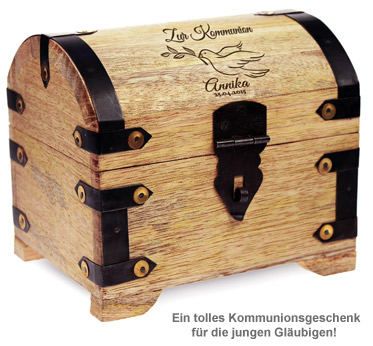 Geld Schatztruhe zur Kommunion - 2 Geld Schatztruhe zur Kommunion - 2