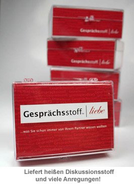Gesprächsstoff Partyspiel - Liebe - 2 Gesprächsstoff Partyspiel - Liebe - 2