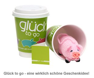Glück to go - mit handgefertigtem Glücksschwein - 2 Glück to go - mit handgefertigtem Glücksschwein - 2