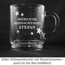 Glühweintasse mit Gravur - 2 Glühweintasse mit Gravur - 2