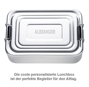 Gravierte Lunchbox - quadratisch - 2 Gravierte Lunchbox - quadratisch - 2