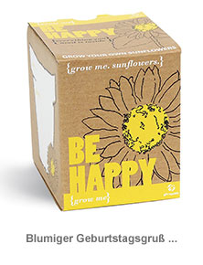 Grow me Saatgut - Happy Birthday - 2 Grow me Saatgut - Happy Birthday - 2