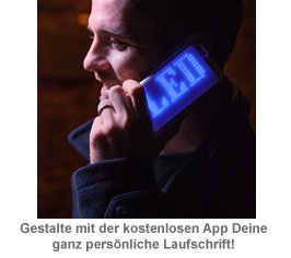 iPhone 6/6S Hülle mit programmierbarer LED Laufschrift - 2 iPhone 6/6S Hülle mit programmierbarer LED Laufschrift - 2