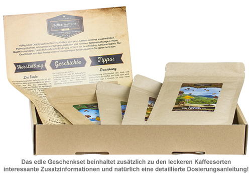 Kaffee Weltreise Geschenkbox - 2 Kaffee Weltreise Geschenkbox - 2