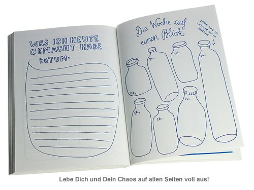 Kalender für kontrolliertes Chaos - kreatives Buch von Keri Smith