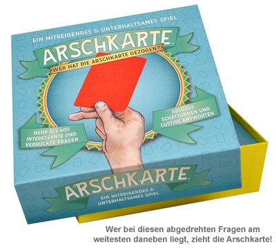 Kartenspiel - Arschkarte - 2 Kartenspiel - Arschkarte - 2