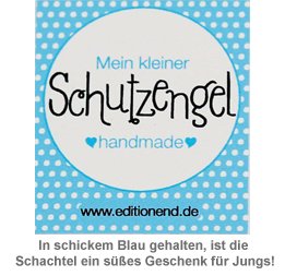 Kleiner Schutzengel - handgefertigter Talisman blau - 2 Kleiner Schutzengel - handgefertigter Talisman blau - 2