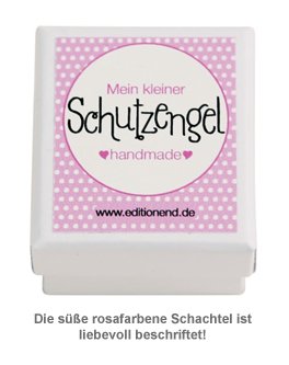 Kleiner Schutzengel - handgefertigter Talisman rosa - 2 Kleiner Schutzengel - handgefertigter Talisman rosa - 2