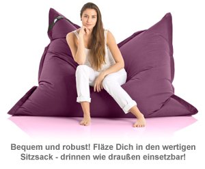 Komfort Sitzsack XXL - 12 Farben - 2 Komfort Sitzsack XXL - 12 Farben - 2