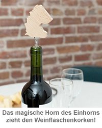 Korkenzieher Einhorn - personalisiert - 2 Korkenzieher Einhorn - personalisiert - 2