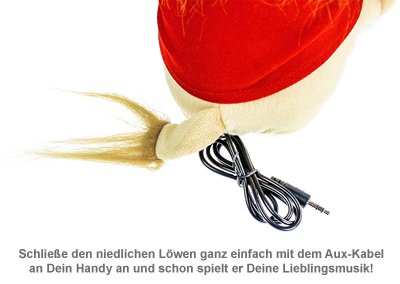 Kuscheltier Löwe - animiert mit Lautsprecher - 2 Kuscheltier Löwe - animiert mit Lautsprecher - 2