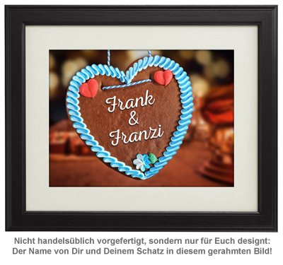 Lebkuchenherz - personalisiertes Bild - 2 Lebkuchenherz - personalisiertes Bild - 2
