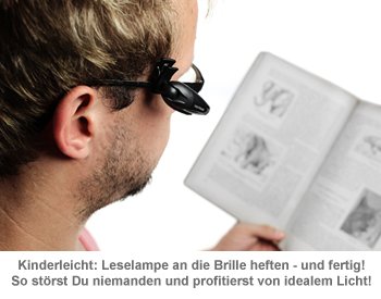LED Leselampe für die Brille - 2 LED Leselampe für die Brille - 2