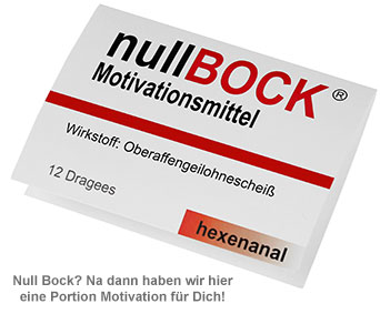 Nullbock Motivationsmittel - 2 Nullbock Motivationsmittel - 2