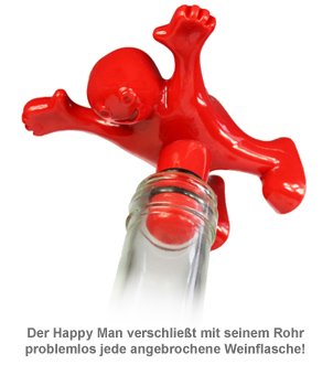 Penis Flaschenverschluss - Happy Man - 2 Penis Flaschenverschluss - Happy Man - 2