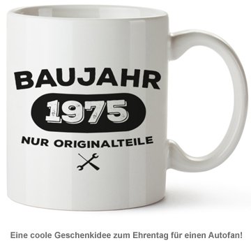 Personalisierte Tasse - Baujahr - 2 Personalisierte Tasse - Baujahr - 2