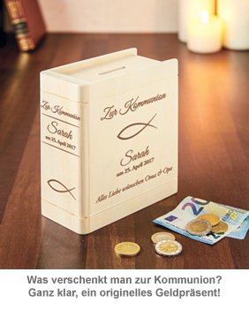 Personalisiertes Sparbuch zur Kommunion - 3 Personalisiertes Sparbuch zur Kommunion - 3