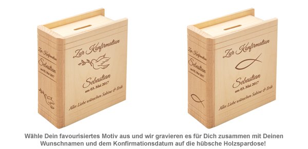Personalisiertes Sparbuch zur Konfirmation - 3 Personalisiertes Sparbuch zur Konfirmation - 3