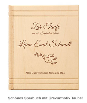 Personalisiertes Sparbuch zur Taufe - 2 Personalisiertes Sparbuch zur Taufe - 2