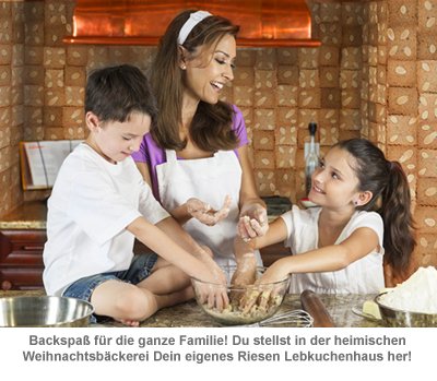 Riesen Lebkuchenhaus - Eigenheim zum Selberbacken - 2 Riesen Lebkuchenhaus - Eigenheim zum Selberbacken - 2
