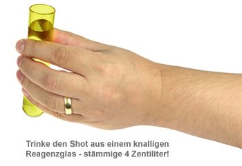 Schnapsgläser - Reagenzgläser 6er Set - 2 Schnapsgläser - Reagenzgläser 6er Set - 2